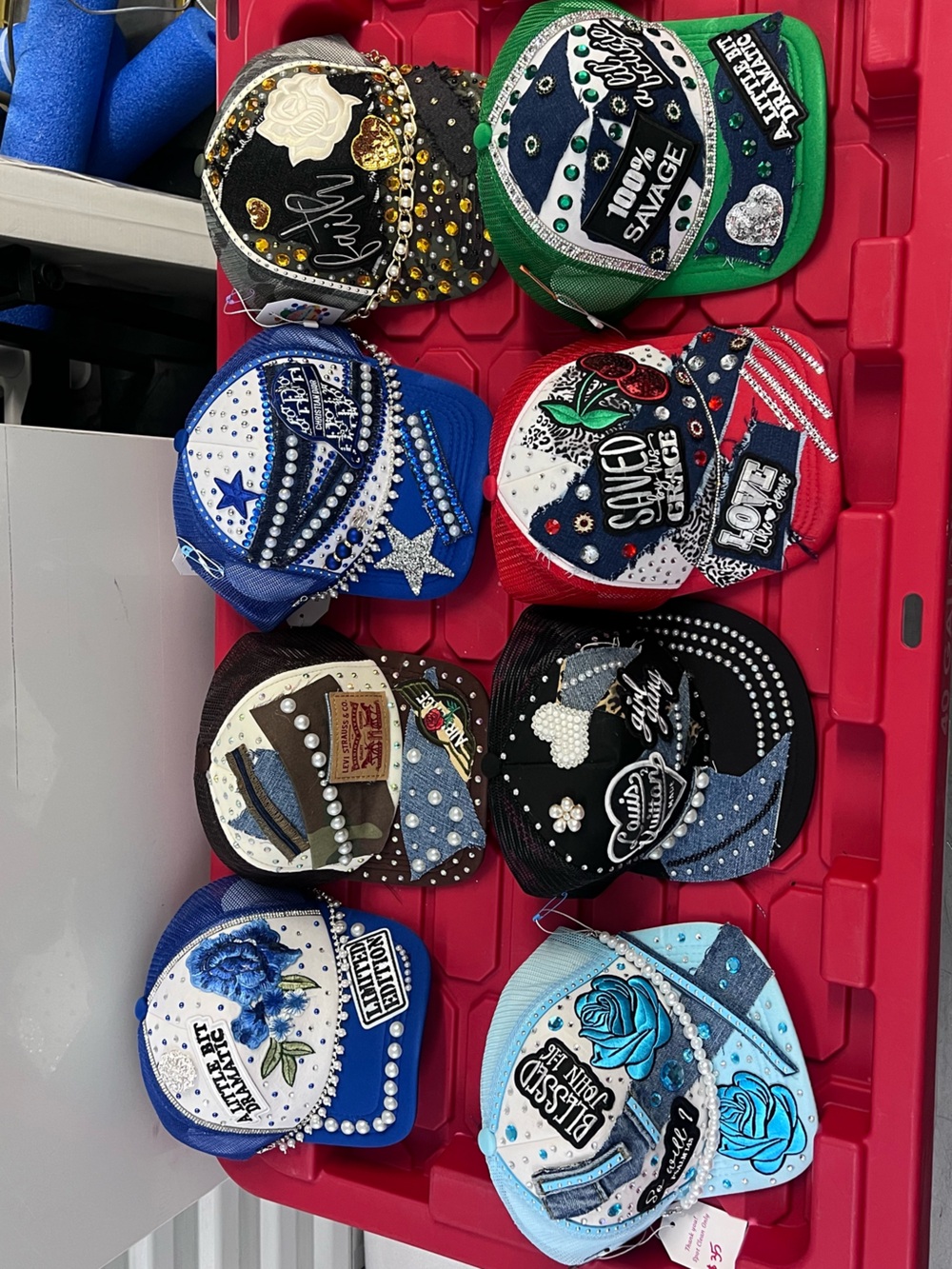 Custom made Embellished Trucker Hats